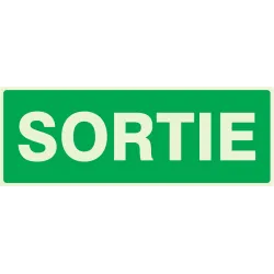 Panneau SORTIE NORMASIGN LUMINESCENT 3 Taliaplast 636404 | 636404