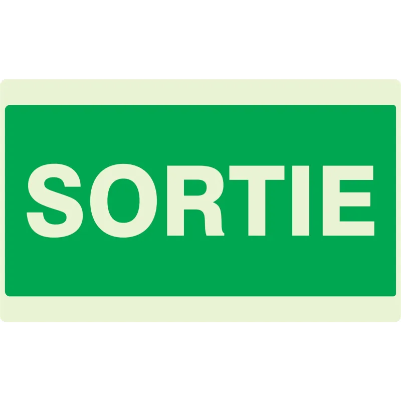Panneau SORTIE NORMASIGN LUMINESCENT 3 Taliaplast 631404 | 631404 Panneau SORTIE NORMASIGN LUMINESCENT 3 Taliaplast 631404 | 631404