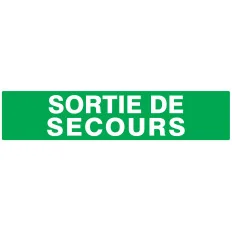 Panneau SORTIE DE SECOURS NORMASIGN 33 Taliaplast 625432 | 625432