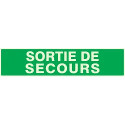 Panneau SORTIE DE SECOURS NORMASIGN LU Taliaplast 635432 | 635432