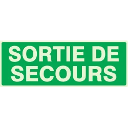 Panneau SORTIE DE SECOURS NORMASIGN LU Taliaplast 636432 | 636432