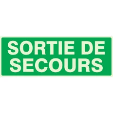 Panneau SORTIE DE SECOURS NORMASIGN LU Taliaplast 636432 | 636432