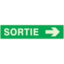 Panneau SORTIE FLECHE A DROITE NORMASI Taliaplast 635417 | 635417