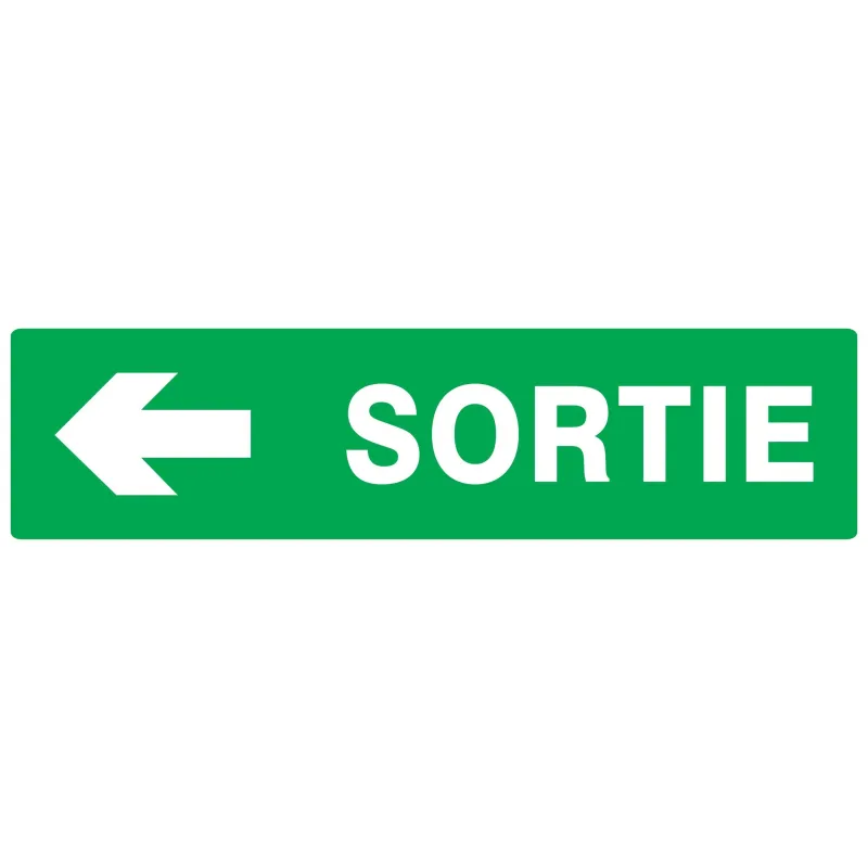Panneau SORT.FLECHE A GAUCHE 200x52 NO Taliaplast 620418 | 620418 Panneau SORT.FLECHE A GAUCHE 200x52 NO Taliaplast 620418 | 620418