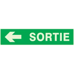 Panneau SORTIE FLECHE A GAUCHE NORMASI Taliaplast 635418 | 635418
