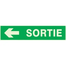 Panneau SORTIE FLECHE A GAUCHE NORMASI Taliaplast 635418 | 635418