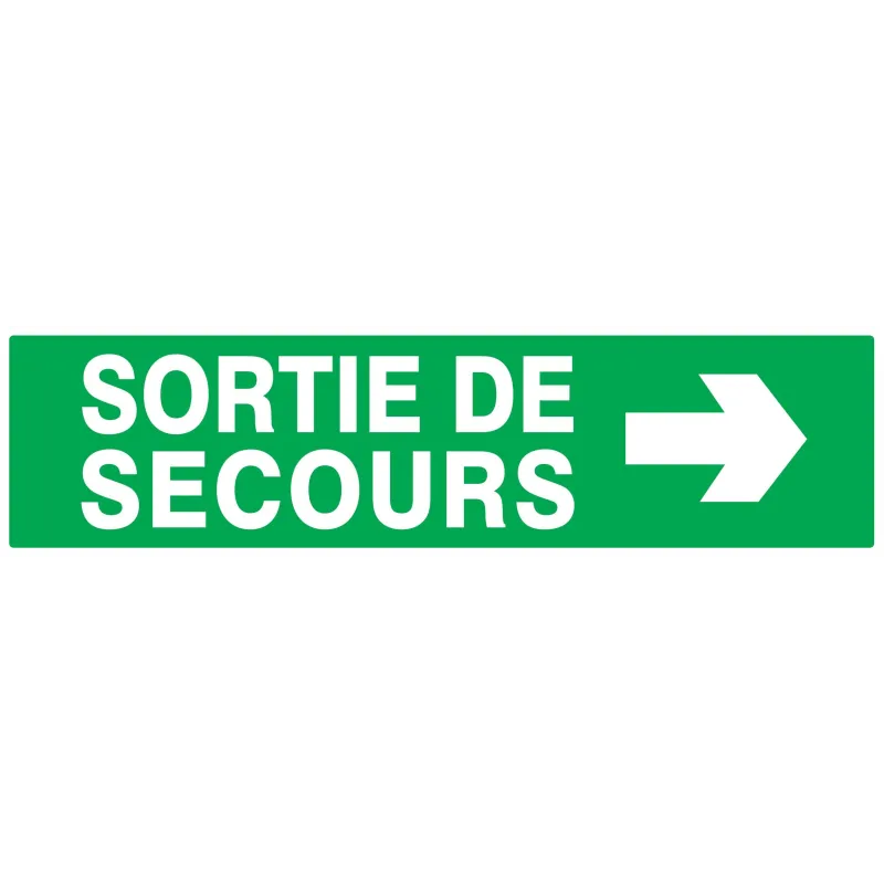 Panneau SORT.SEC.FLECH.A DROITE 200x52 Taliaplast 620415 | 620415 Panneau SORT.SEC.FLECH.A DROITE 200x52 Taliaplast 620415 | 620415