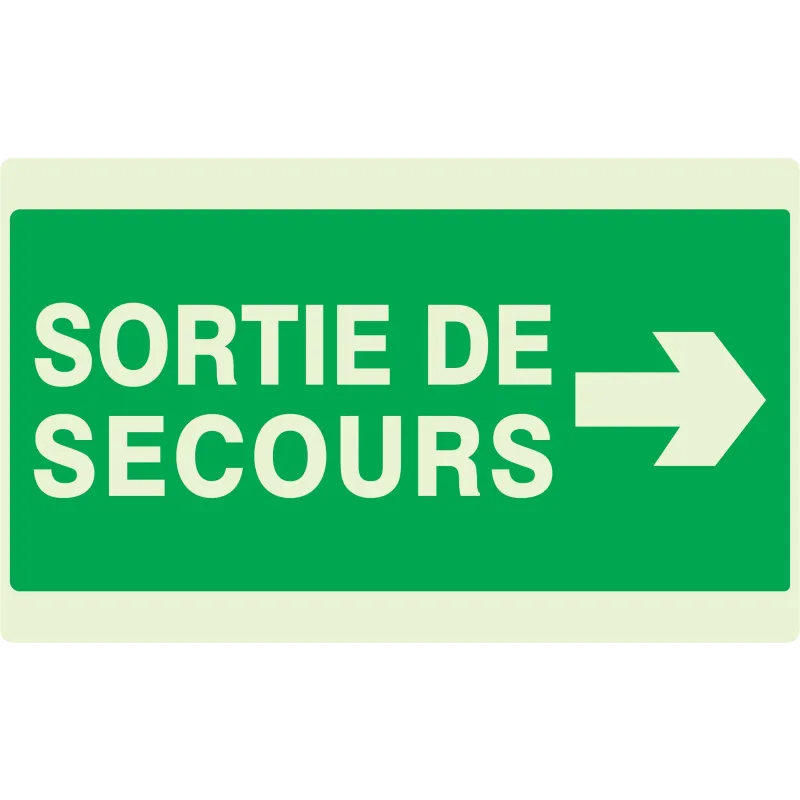 Panneau SORTIE SECOURS A DROITE NORMAS Taliaplast 631415 | 631415 Panneau SORTIE SECOURS A DROITE NORMAS Taliaplast 631415 | 631415