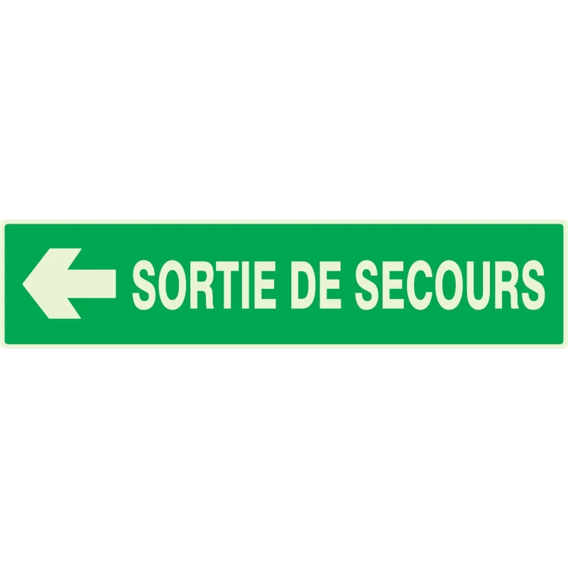 Panneau SORTIE DE SECOURS FLECHE A GAU Taliaplast 635414 | 635414 Panneau SORTIE DE SECOURS FLECHE A GAU Taliaplast 635414 | 635414