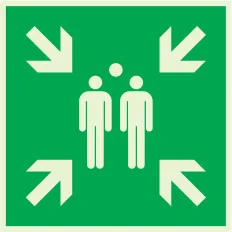 Panneau POINT RASSEMBL.APRES EVACUATI. Taliaplast 638403 | 638403