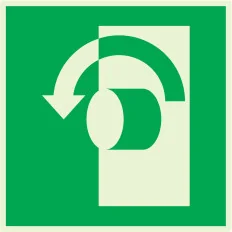 Panneau TOURNER SENS INVERSE AIGUILLES Taliaplast 638424 | 638424