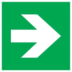 Panneau FLECHE NORMASIGN 200X200 Taliaplast 628418 | 628418