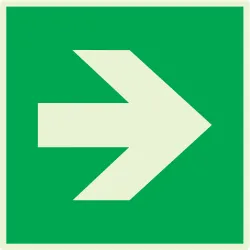 Panneau FLECHE NORMASIGN LUMINESCENT 2 Taliaplast 638418 | 638418