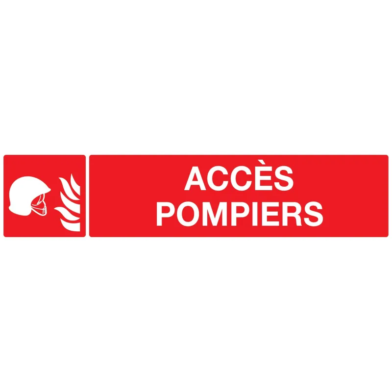Panneau ACCES POMPIERS NORMASIGN 330X7 Taliaplast 625105 | 625105 Panneau ACCES POMPIERS NORMASIGN 330X7 Taliaplast 625105 | 625105
