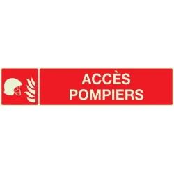 Panneau ACCES POMPIERS NORMASIGN LUMIN Taliaplast 635105 | 635105