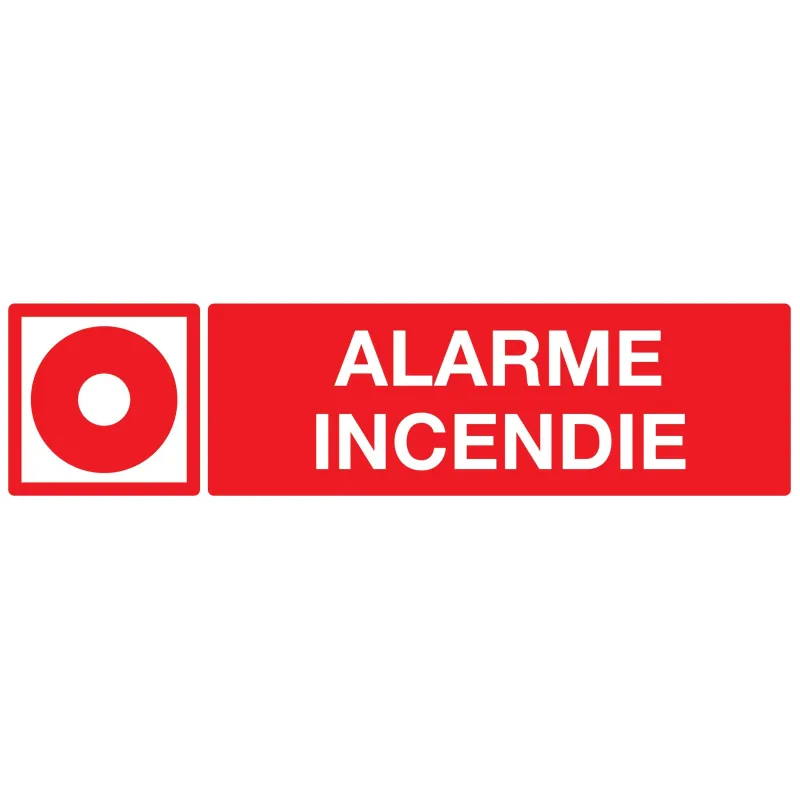 Panneau ALARME INCENDIE 200x52 NORMASI Taliaplast 620106 | 620106 Panneau ALARME INCENDIE 200x52 NORMASI Taliaplast 620106 | 620106