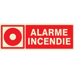 Panneau ALARME INCENDIE NORMASIGN LUMI Taliaplast 636106 | 636106