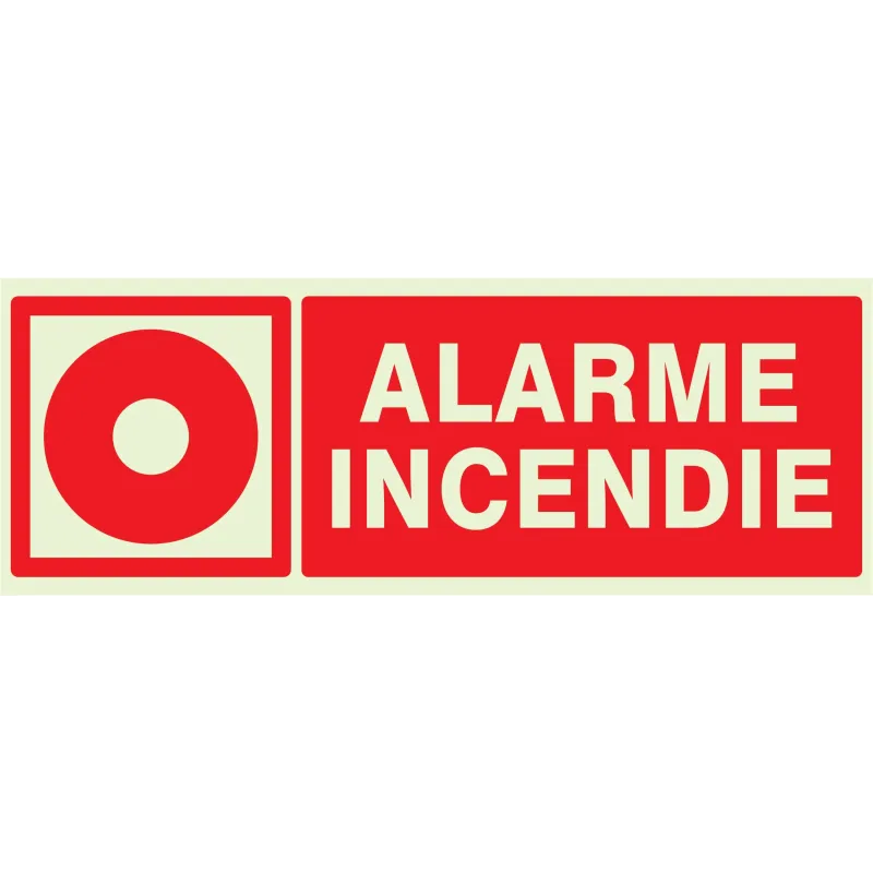 Panneau ALARME INCENDIE NORMASIGN LUMI Taliaplast 636106 | 636106