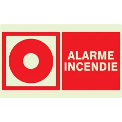 Panneau ALARME INCENDIE NORMASIGN LUMI Taliaplast 631106 | 631106