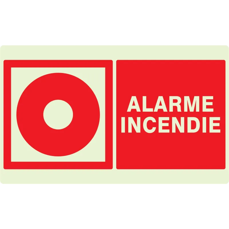 Panneau ALARME INCENDIE NORMASIGN LUMI Taliaplast 631106 | 631106