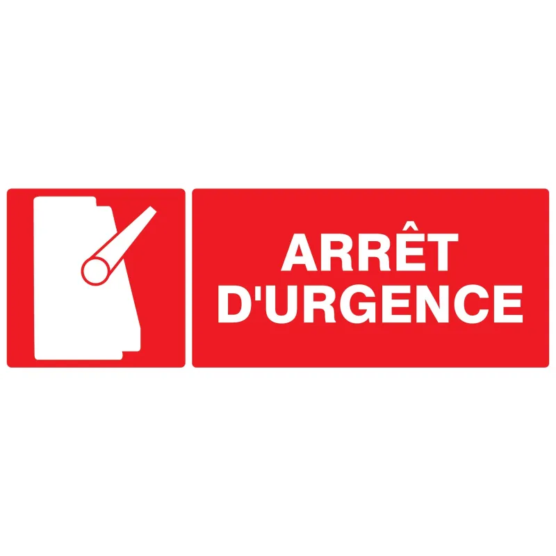 Panneau ARRET D'URGENCE NORMASIGN 330X Taliaplast 626110 | 626110 Panneau ARRET D'URGENCE NORMASIGN 330X Taliaplast 626110 | 626110