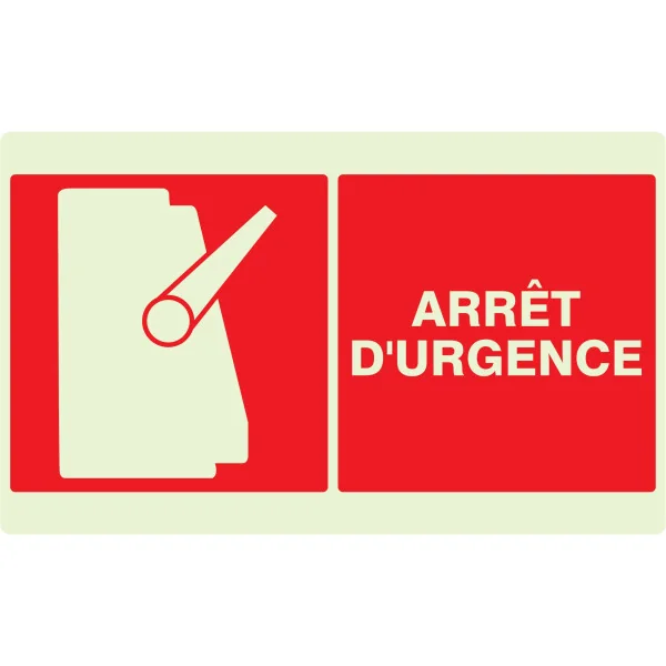 Panneau ARRET D'URGENCE NORMASIGN LUMI Taliaplast 631110 | 631110 Panneau ARRET D'URGENCE NORMASIGN LUMI Taliaplast 631110 | 631110