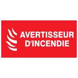 Panneau AVERTISS.INCEND 330x200 NORMAS Taliaplast 621115 | 621115