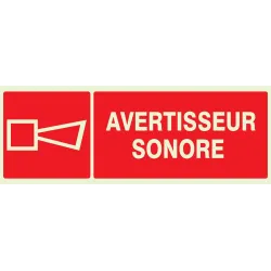 Panneau AVERTISSEUR SONORE NORMASIGN L Taliaplast 636107 | 636107