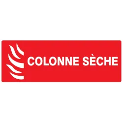 Panneau COLONNE SECHE NORMASIGN 330X12 Taliaplast 626116 | 626116