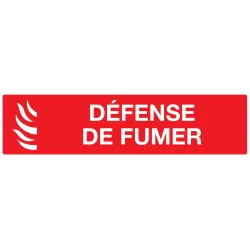 Panneau DEFENS.DE FUMER(INCEND. 200x52 Taliaplast 620118 | 620118