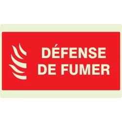 Panneau DEFENSE DE FUMER (INCENDIE) NO Taliaplast 631118 | 631118