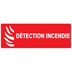Panneau DETECTION INCENDIE 330X120 NOR Taliaplast 626114 | 626114