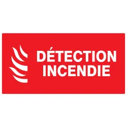 Panneau DETECTION INCENDIE 330x200 NOR Taliaplast 621114 | 621114
