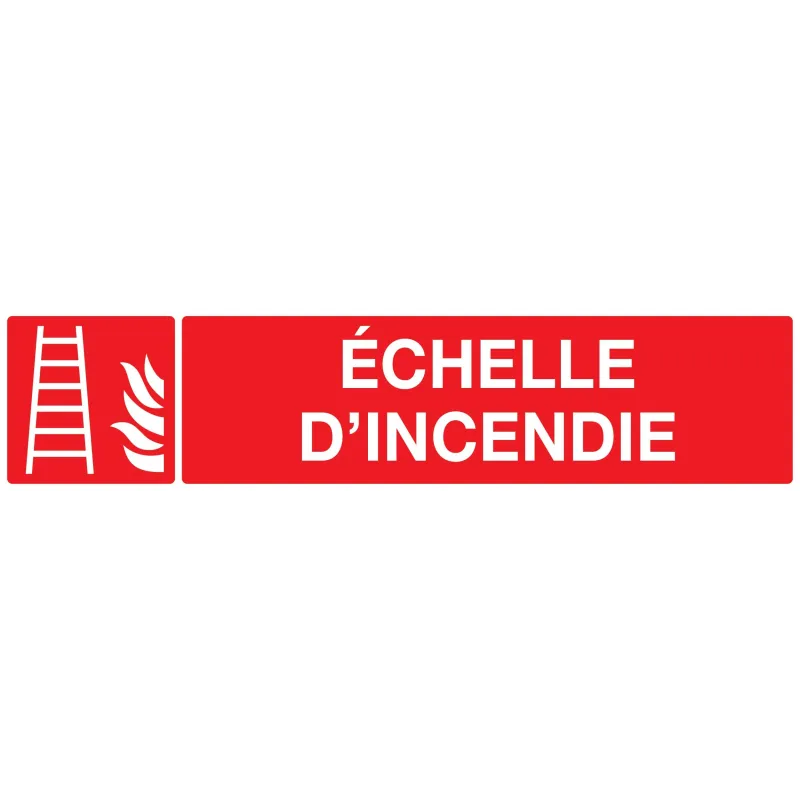 Panneau ECHELLE D'INCENDIE NORMASIGN 3 Taliaplast 625102 | T625102 Panneau ECHELLE D'INCENDIE NORMASIGN 3 Taliaplast 625102 | T625102