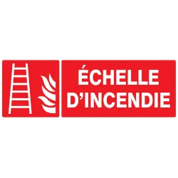 Panneau ECHELLE D'INCENDIE NORMASIGN 3 Taliaplast 626102 | 626102