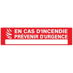 Panneau INCEND.PREVEN. URGENCE 200X52 Taliaplast 620122 | 620122
