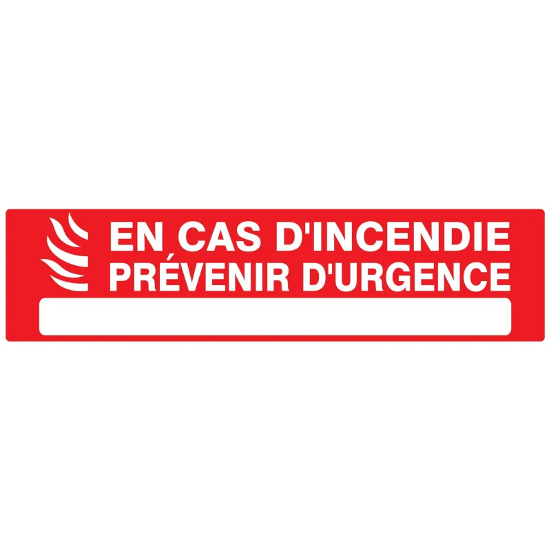 Panneau INCEND.PREVEN. URGENCE 200X52 Taliaplast 620122 | 620122 Panneau INCEND.PREVEN. URGENCE 200X52 Taliaplast 620122 | 620122