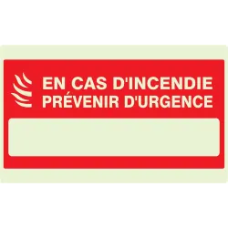 Panneau CAS INC.PREVEN.URGENCE NORMASI Taliaplast 631122 | 631122