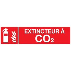 Panneau EXTINCTEUR A C02 200X52 NORMAS Taliaplast 620107 | 620107