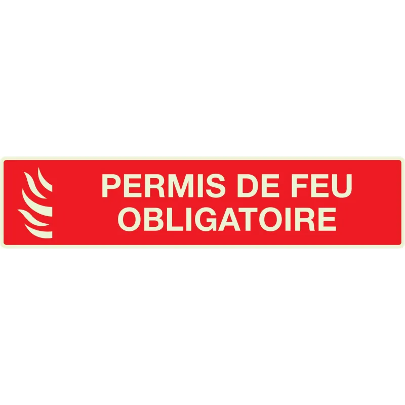 Panneau PERMIS DE FEU OBLIGATOIRE LUMI Taliaplast 635119 | 635119 Panneau PERMIS DE FEU OBLIGATOIRE LUMI Taliaplast 635119 | 635119