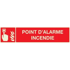 Panneau POINT D'ALARME INCENDIE NORMAS Taliaplast 635103 | 635103