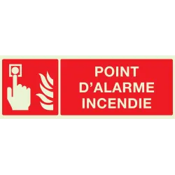 Panneau POINT D'ALARME INCENDIE NORMAS Taliaplast 636103 | 636103