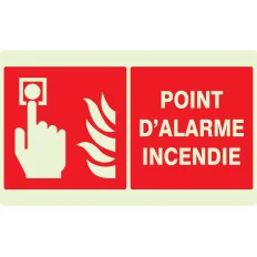 Panneau POINT D'ALARME INCENDIE NORMAS Taliaplast 631103 | 631103