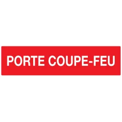 Panneau PORTE COUPE FEU N0 1 200x52 NO Taliaplast 620104 | 620104