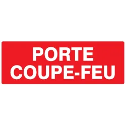 Panneau PORTE COUPE FEU N0 1 NORMASIGN Taliaplast 626104 | 626104