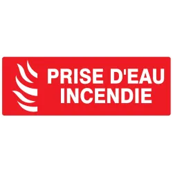 Panneau PRISE D'EAU INCENDIE NORMASIGN Taliaplast 626113 | 626113