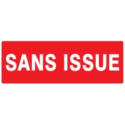 Panneau SANS ISSUE INCENDIE NORMASIGN Taliaplast 626124 | 626124