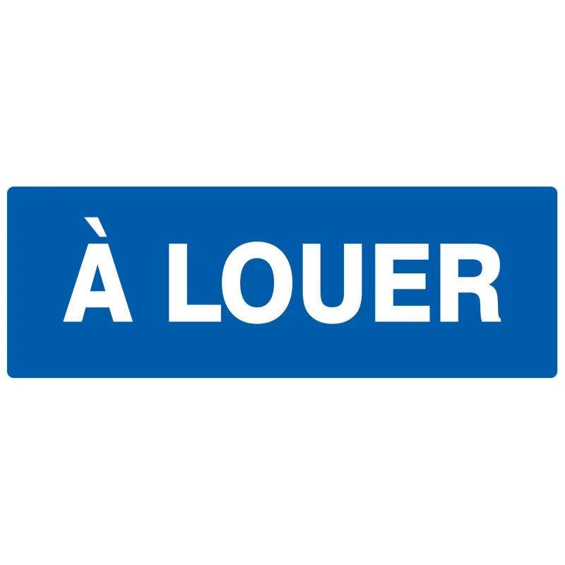 A LOUER NORMASIGN 330X120 Taliaplast 626634 | 626634 A LOUER NORMASIGN 330X120 Taliaplast 626634 | 626634