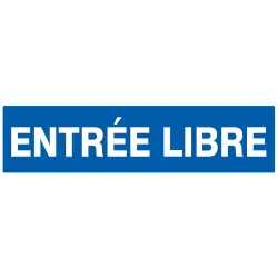 ENTREE LIBRE 200X52 NORMASIGN Taliaplast 620615 | 620615