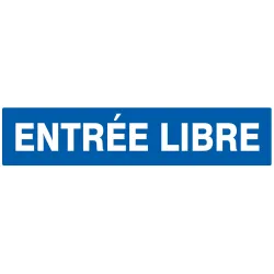 ENTREE LIBRE NORMASIGN 330X75 Taliaplast 625615 | 625615
